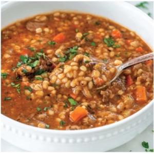 Beef and barley